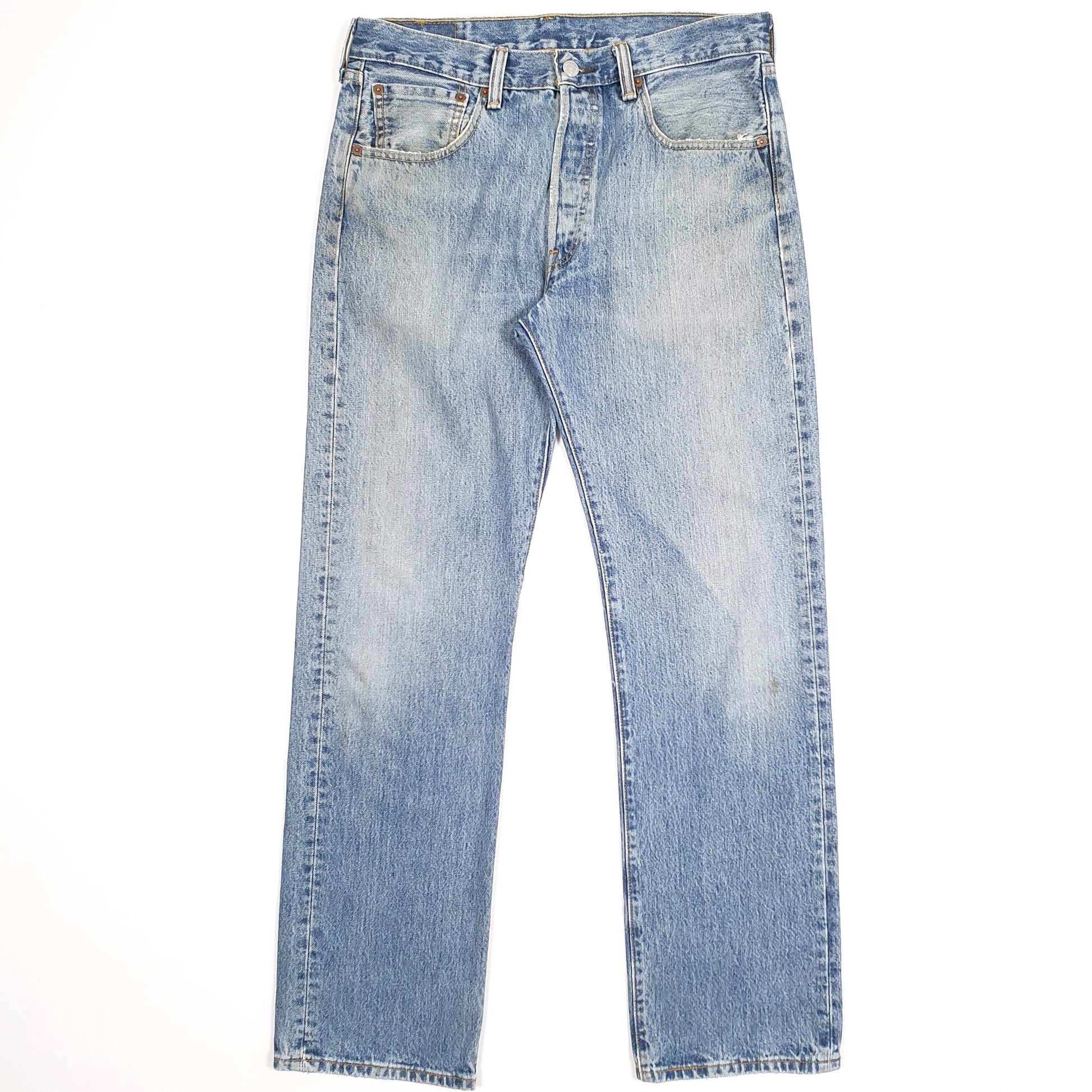 Levis 501 Regular Fit 1990's Jeans W32 L32 Blue