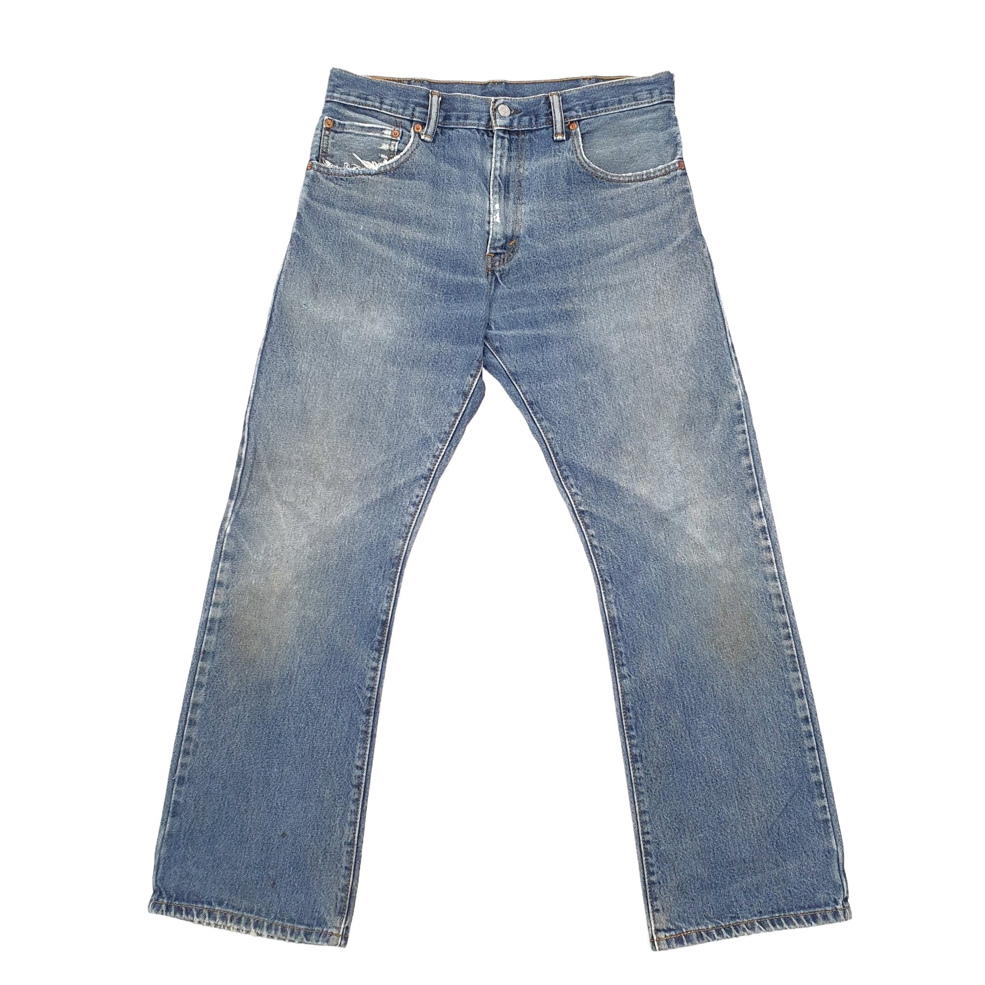 Levis 517 Bootcut Fit Jeans W32 L30 Blue