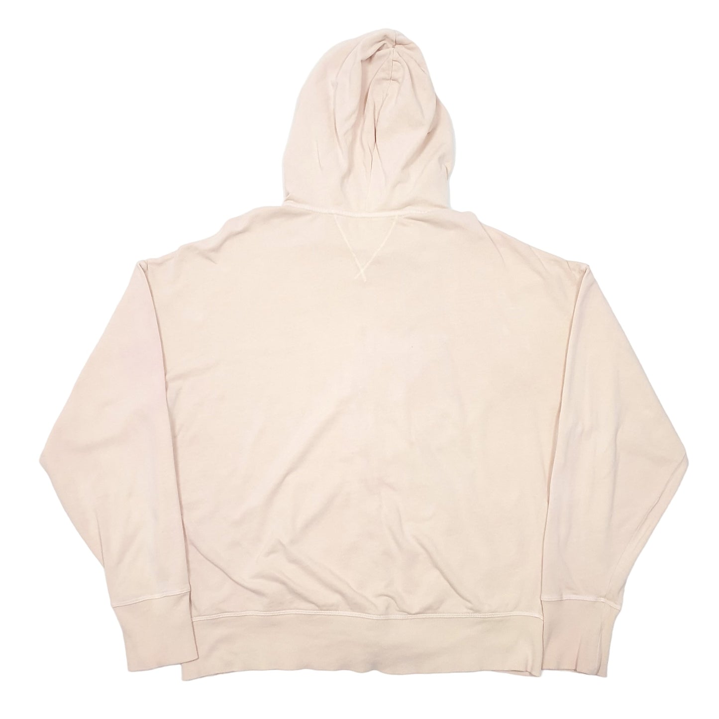 Womens Peach Tommy Hilfiger Sport Track Hoodie Crewneck Jumper