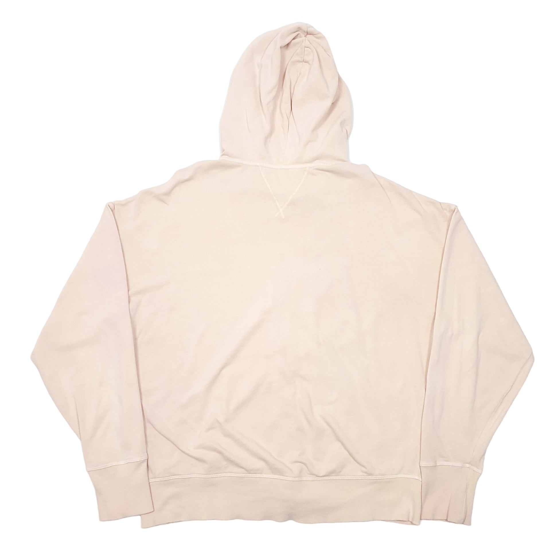 Womens Peach Tommy Hilfiger Sport Track Hoodie Crewneck Jumper