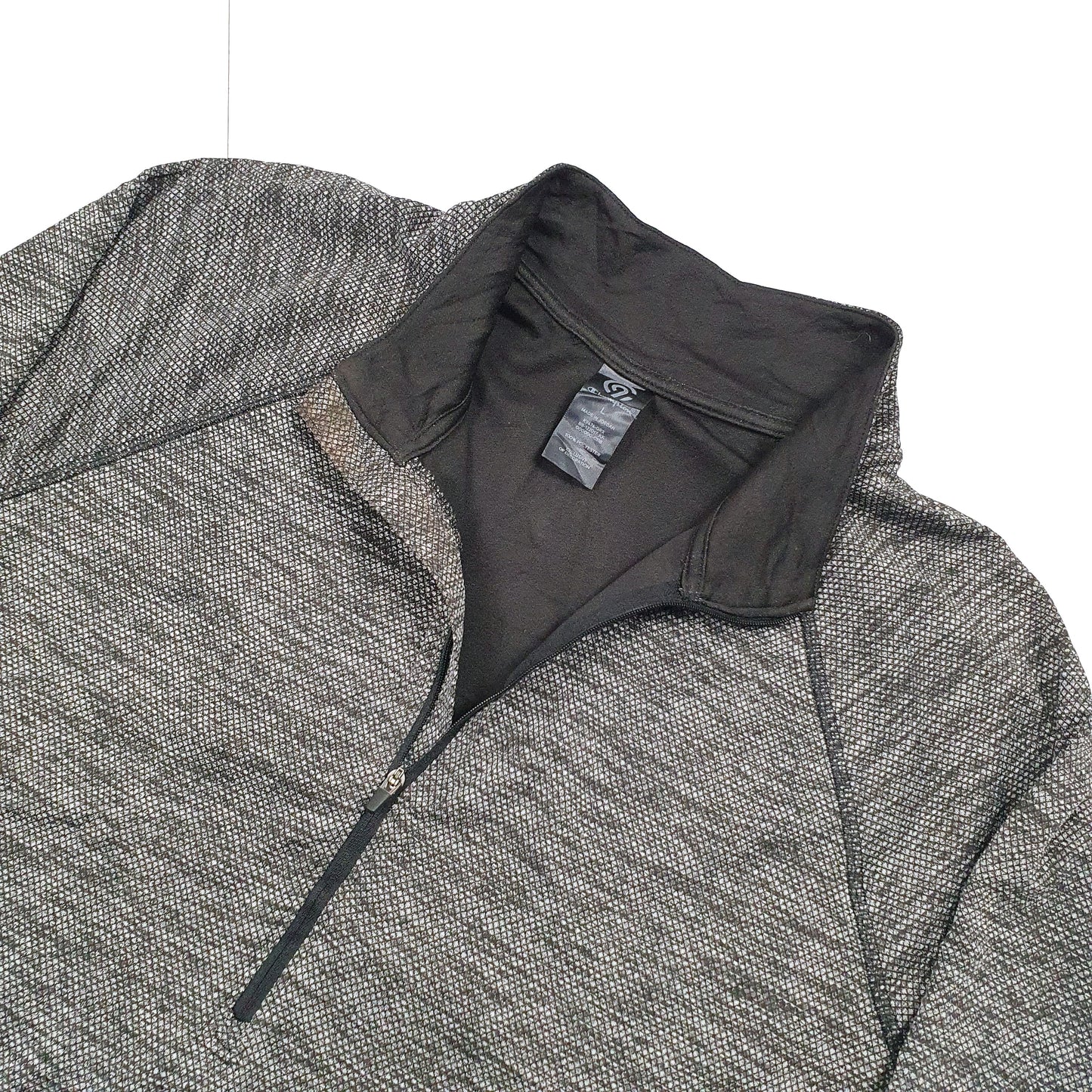 Champion Running Quarter Zip L Grey