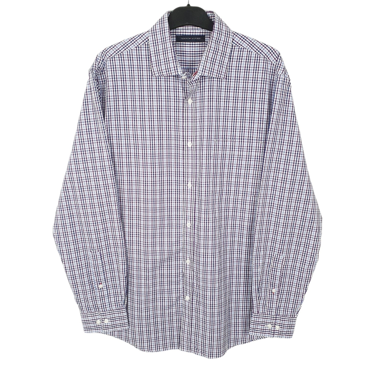 Blue Tommy Hilfiger Long Sleeve Shirt
