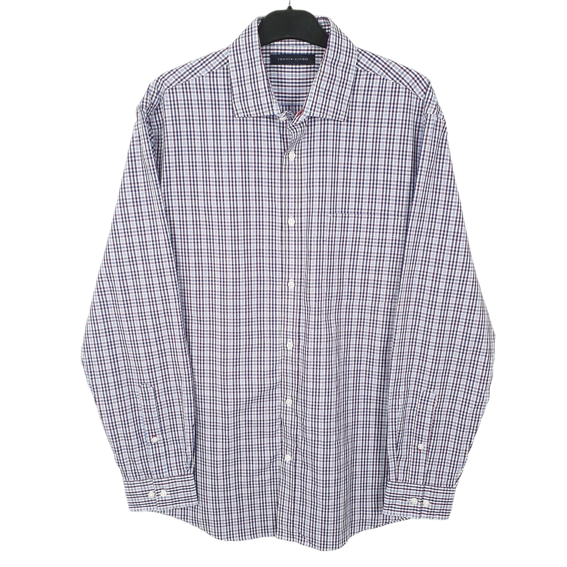 Blue Tommy Hilfiger Long Sleeve Shirt