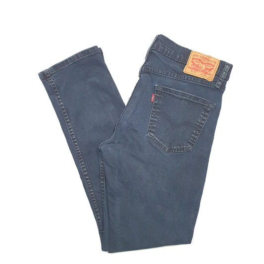 Levis 511 Slim Fit Jeans W34 L31 Navy