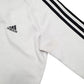 Mens White Adidas  Crewneck Jumper