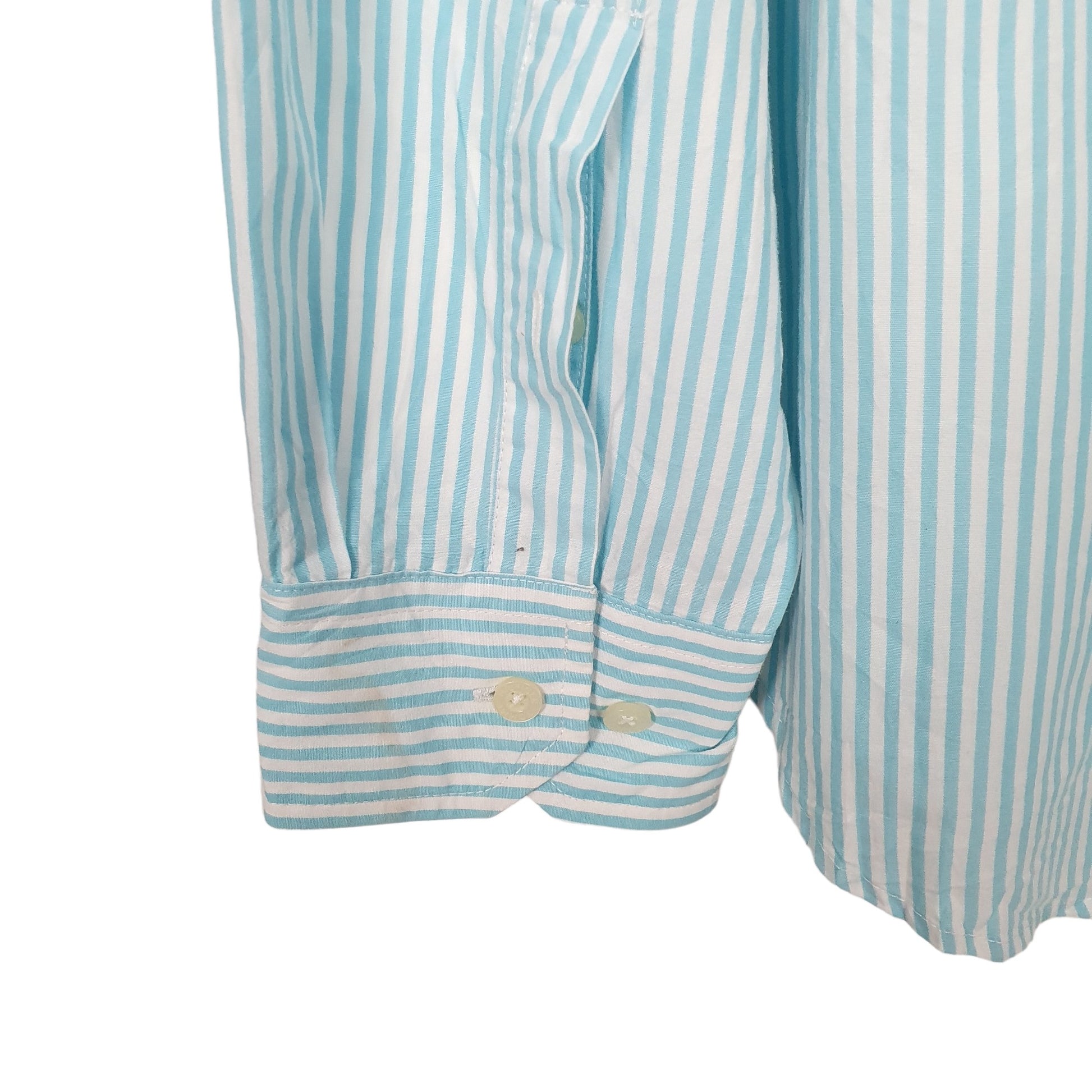 Tommy Hilfiger Academy Poplin Long Sleeve Regular Fit Striped Shirt Blue