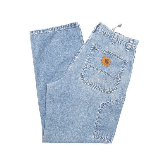 Mens Blue Carhartt  Carpenter JeansW34 L30