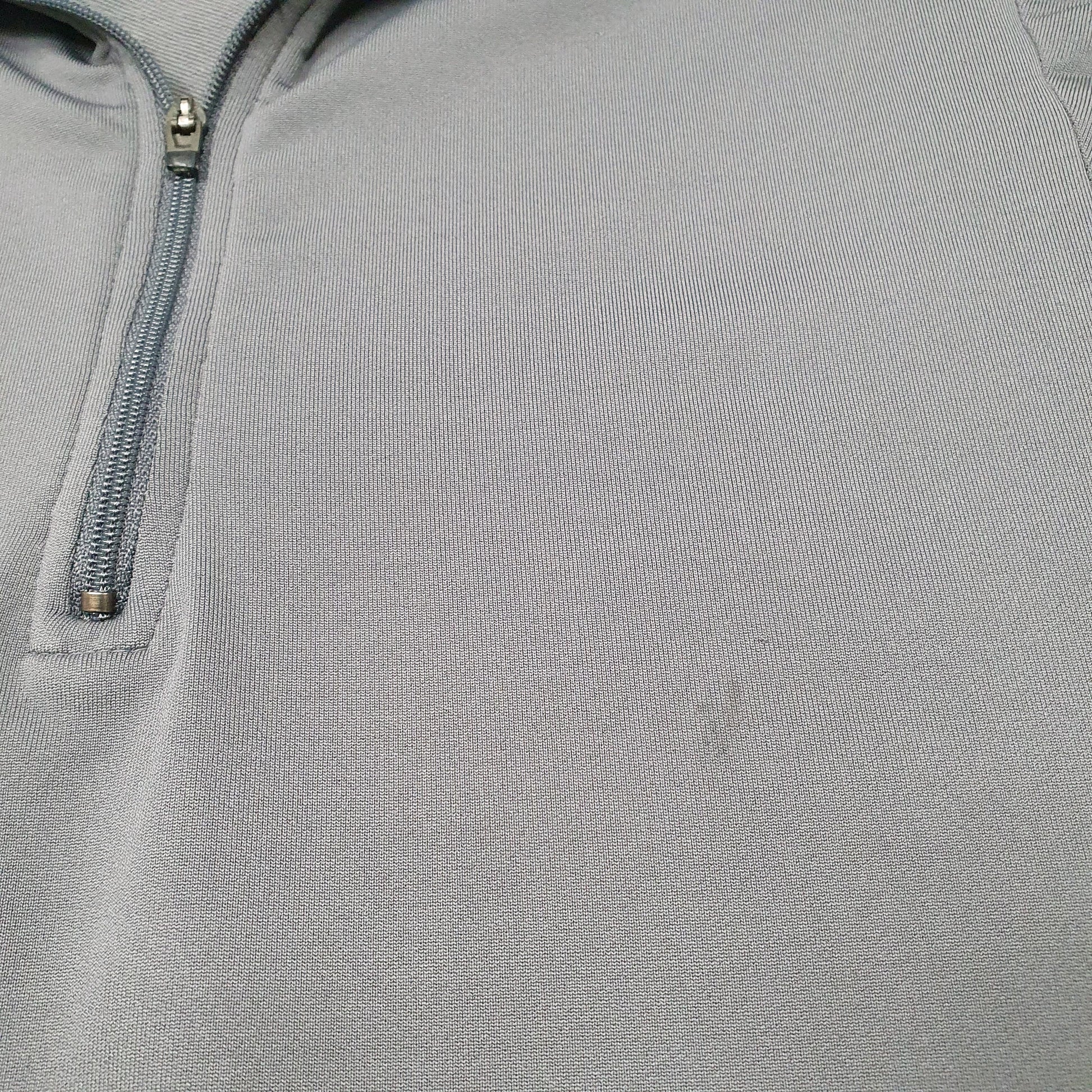 Mens Grey Nike Dri Fit Active Quarter Zip Jumper