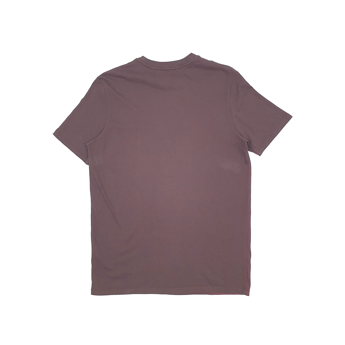 Calvin Klein Spellout Short Sleeve T Shirt Burgundy
