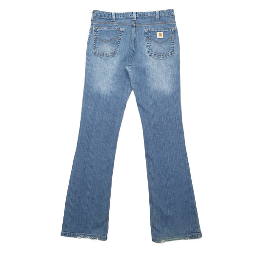 Carhartt Regular Bootcut Fit Jeans UK14 Blue