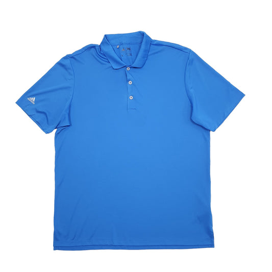Adidas Golf Short Sleeve Polo Shirt Blue