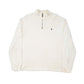 Mens Cream Polo Ralph Lauren  Quarter Zip Jumper