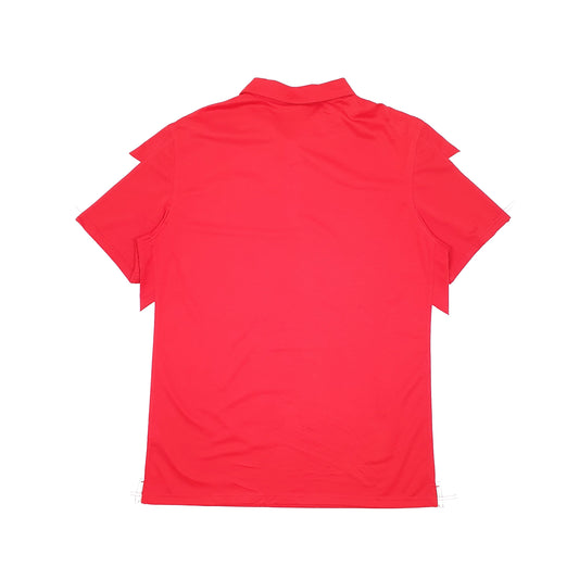 Nike Dri Fit USA St John's University Short Sleeve Polo Shirt Red