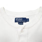 Mens White Polo Ralph Lauren Henley Short Sleeve T Shirt
