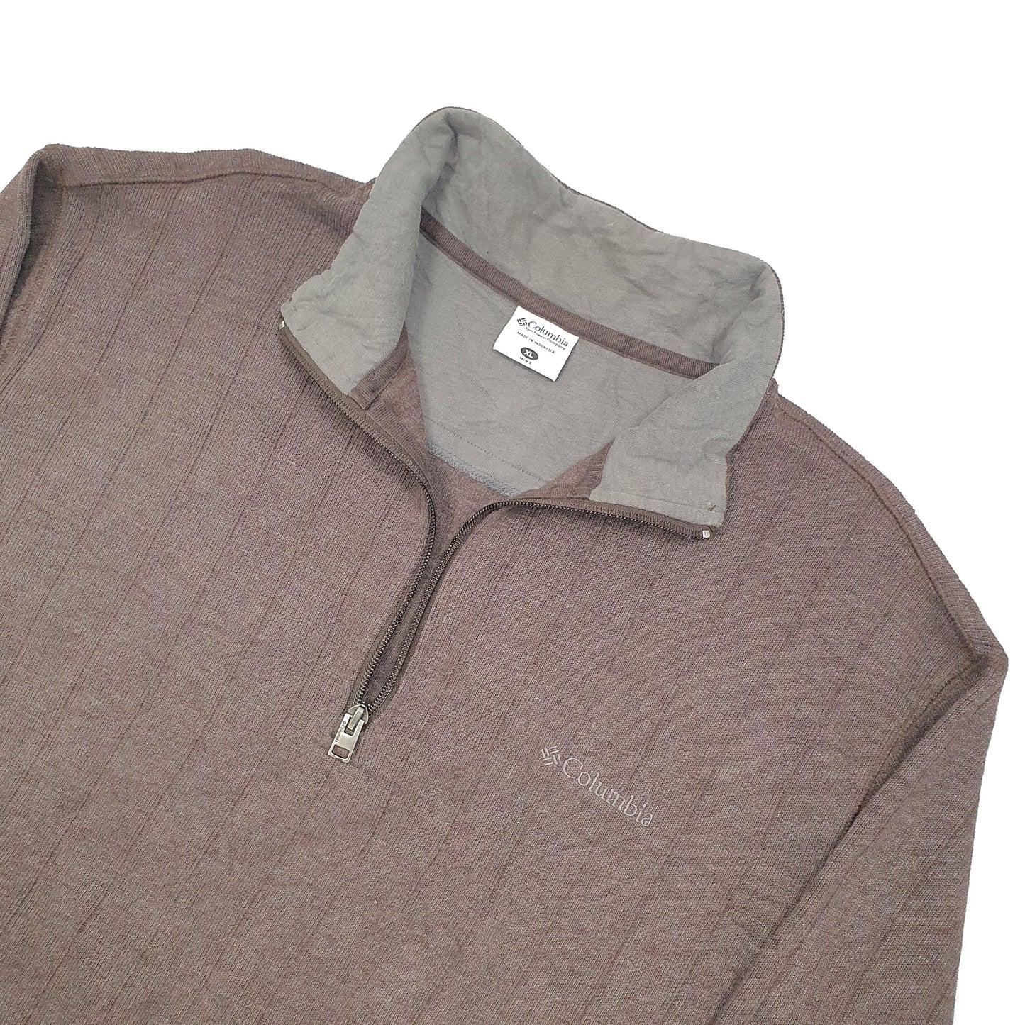 Columbia Sportswear Quarter Zip XL Brown