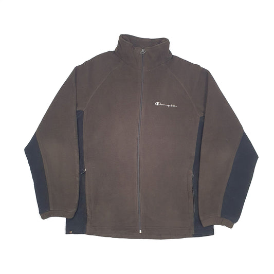 Champion Full Zip Fleece L Brown