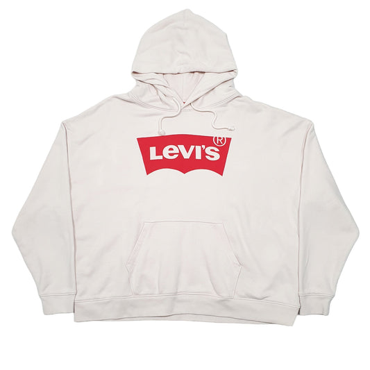 Womens Pink Levis Hoodie Jumper