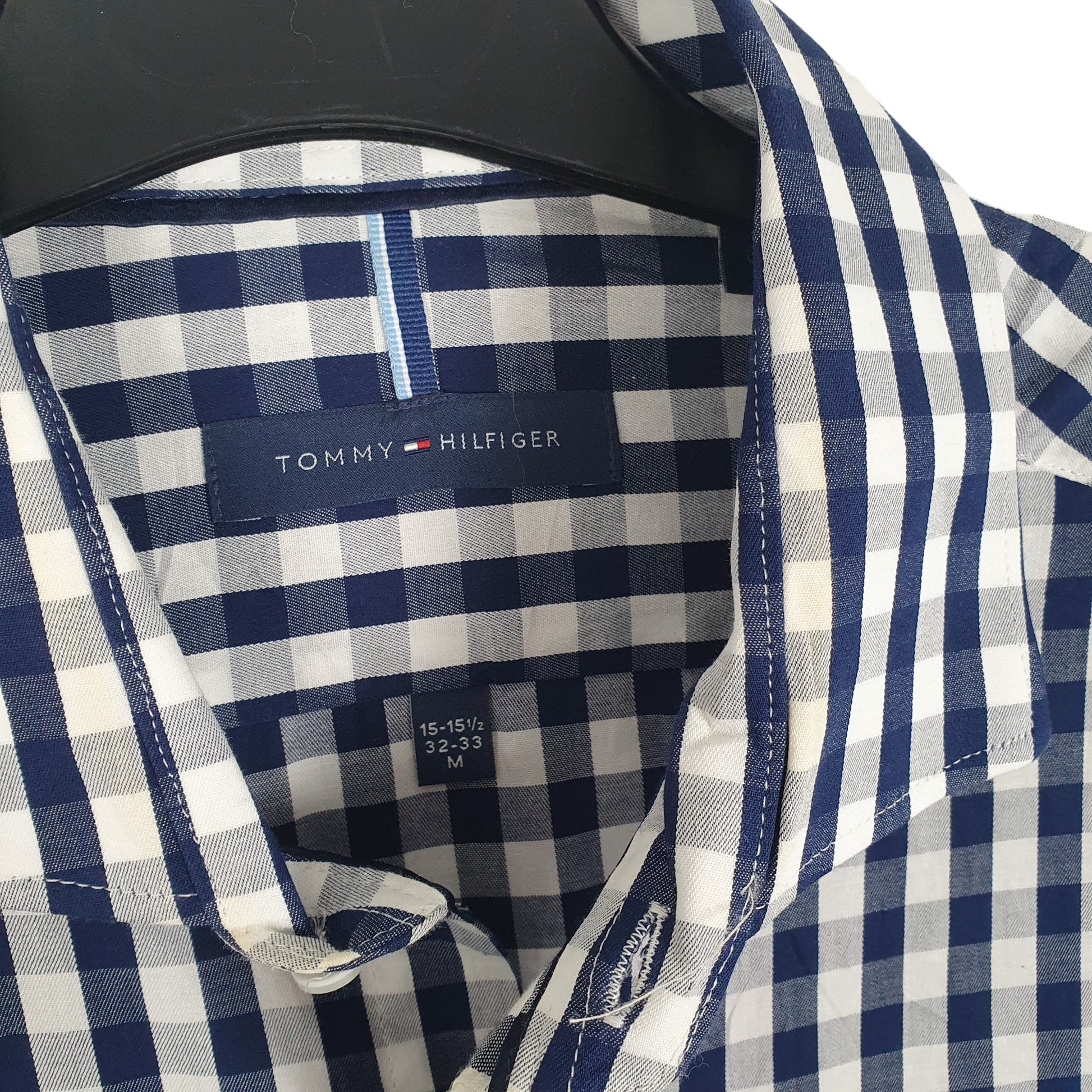 Tommy Hilfiger Long Sleeve Regular Fit Check Shirt White