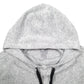 Mens Grey Champion Turtleneck Hoodie Jumper
