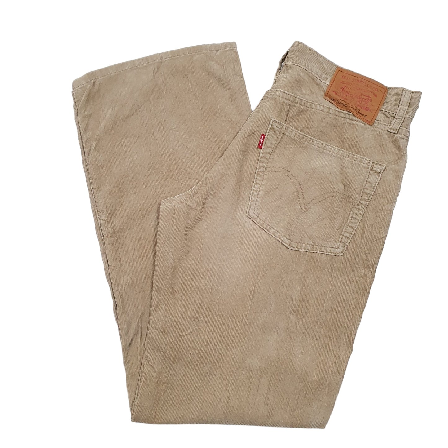 Mens Beige Levis  Corduroy Trousers