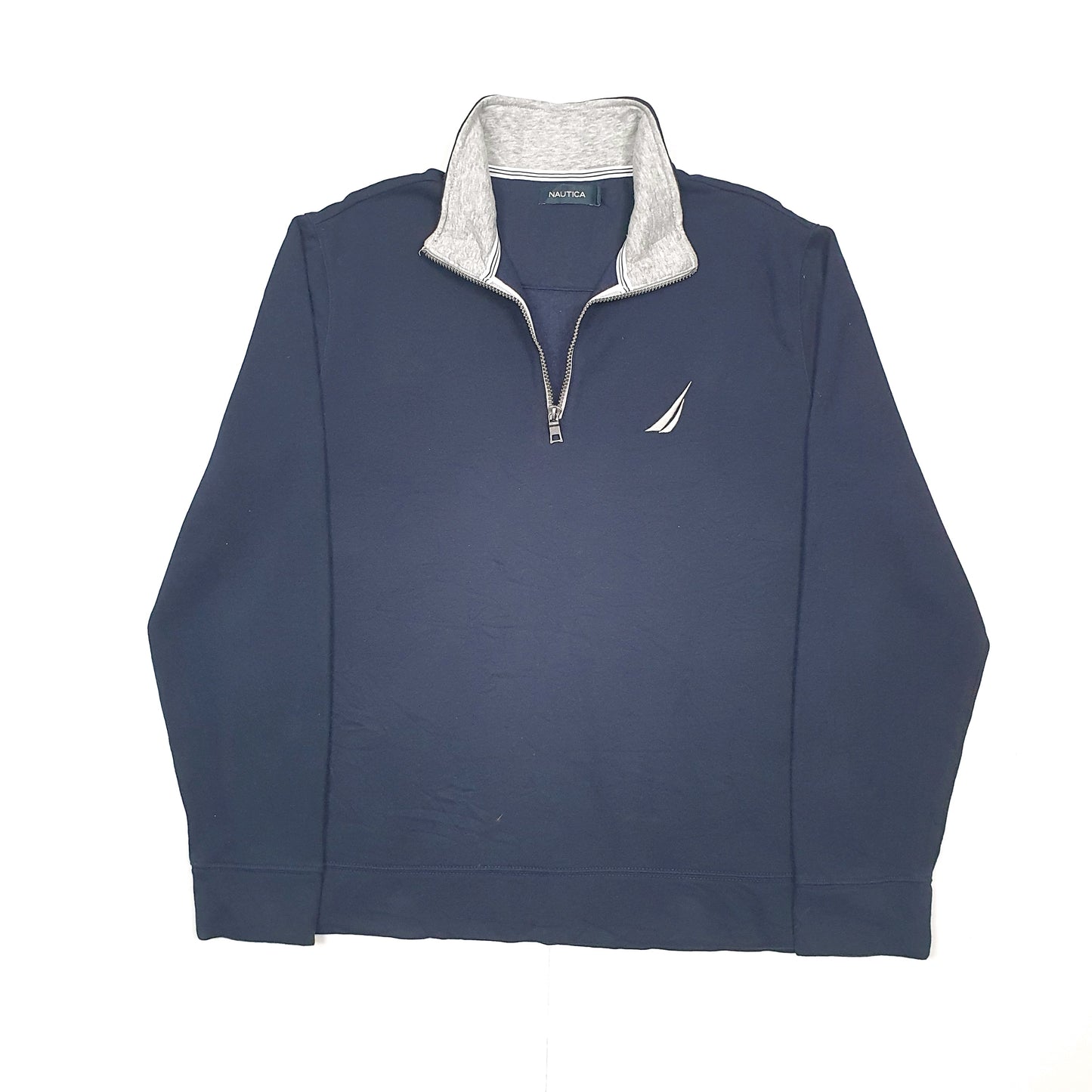 Nautica Quarter Zip L Navy