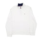 Mens White Tommy Hilfiger  Quarter Zip Jumper