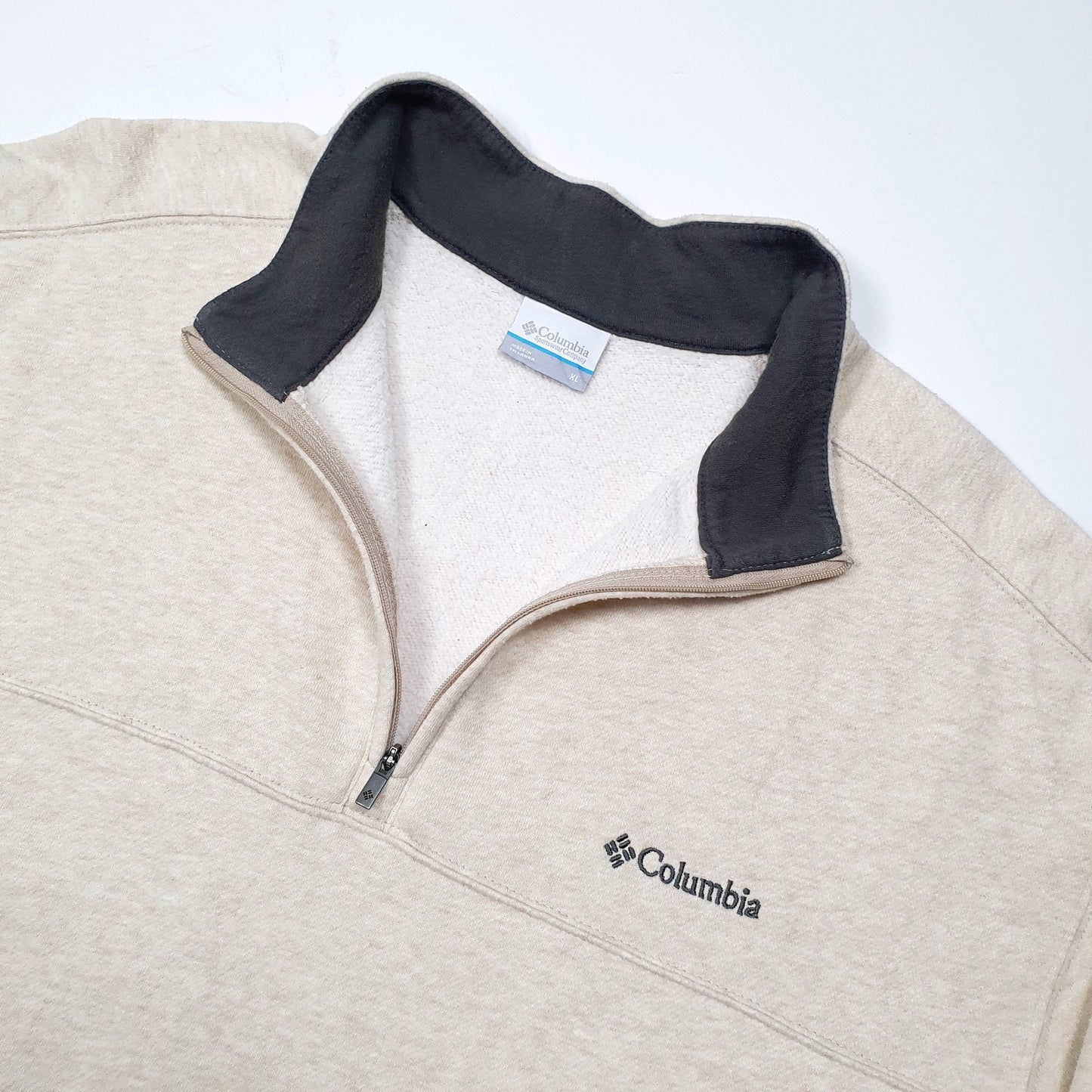 Columbia Sportswear Quarter Zip XL Cream