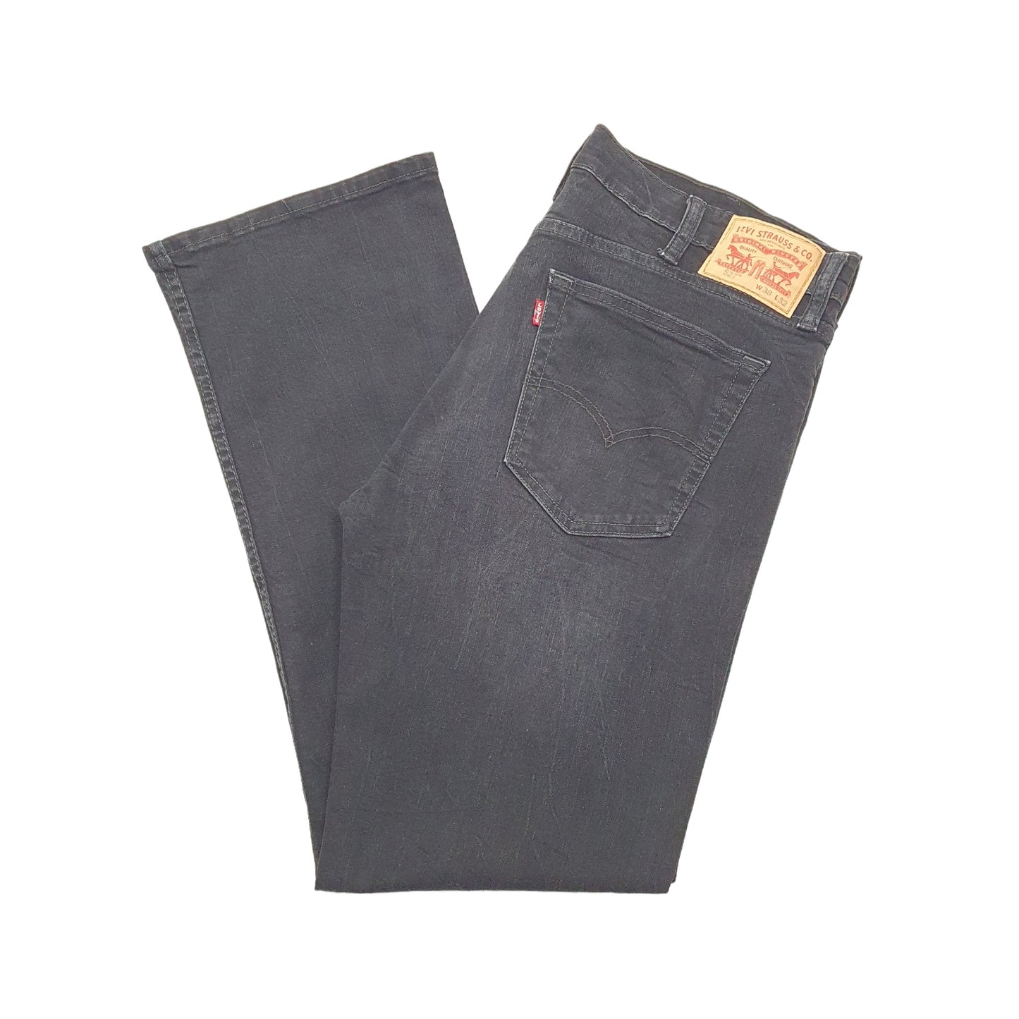 Levis 527 Bootcut Fit Jeans W38 L32 Black