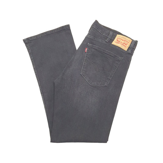 Levis 527 Bootcut Fit Jeans W38 L32 Black