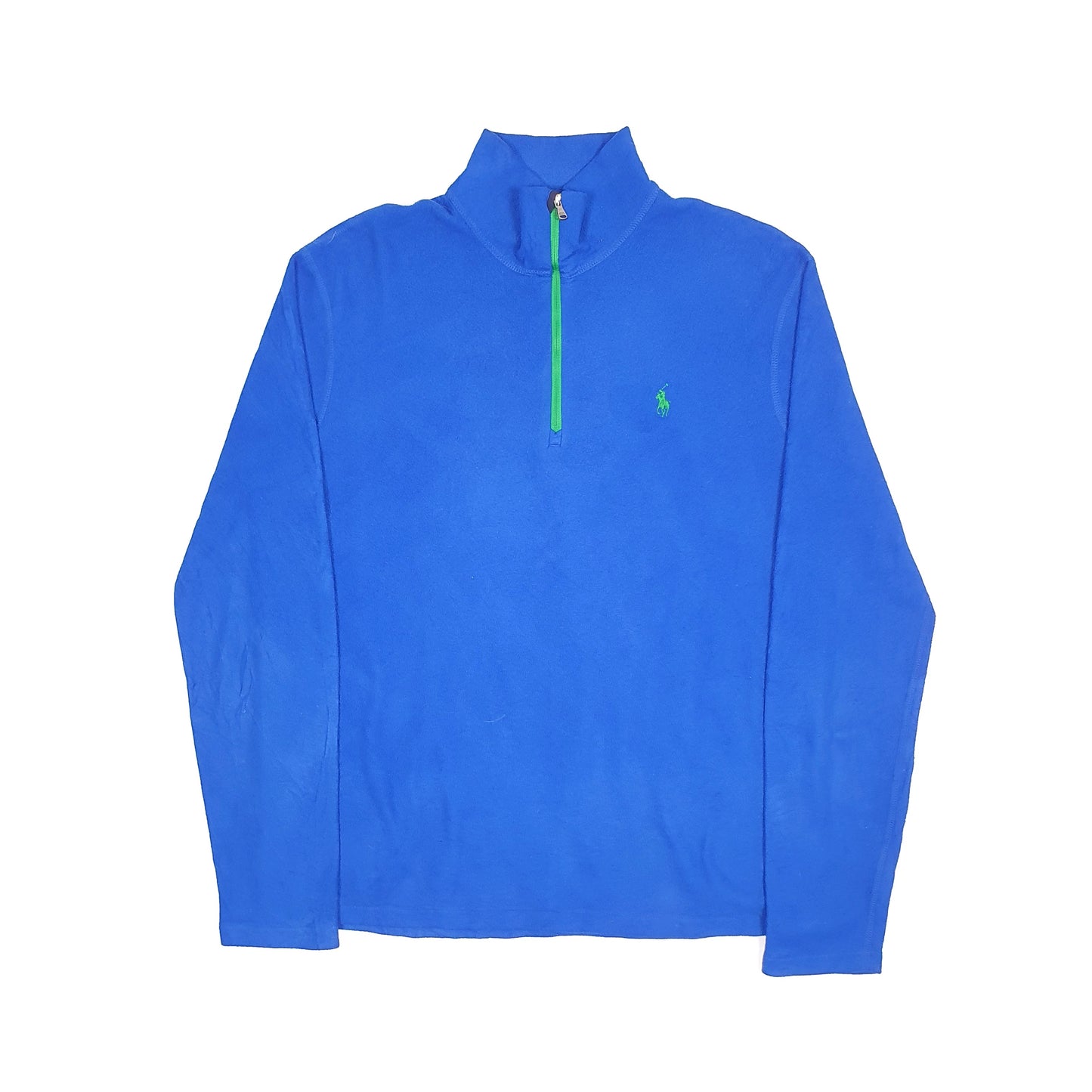 Polo Ralph Lauren Quarter Zip Fleece M Blue