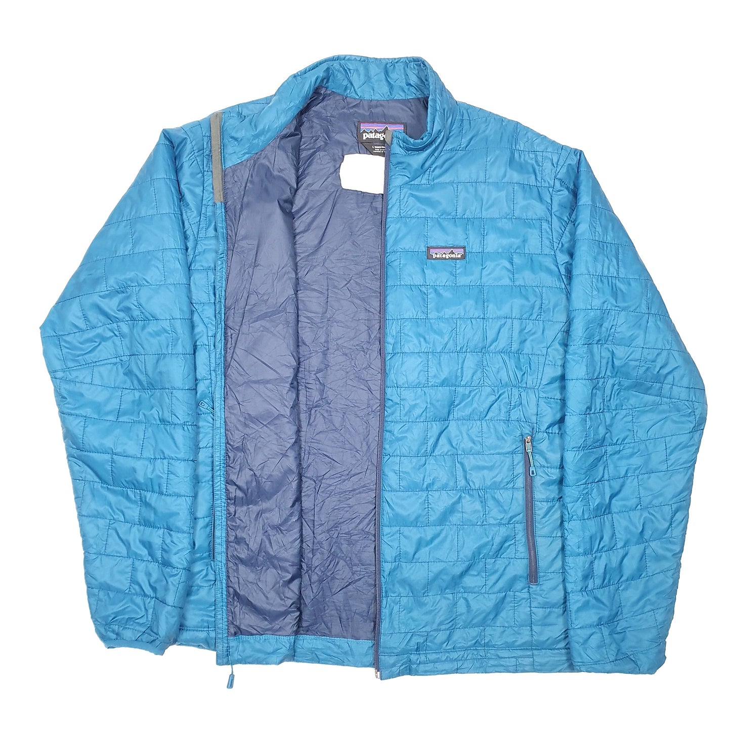 Mens Blue Patagonia Boston Consulting Group BCG Primaloft  Coat