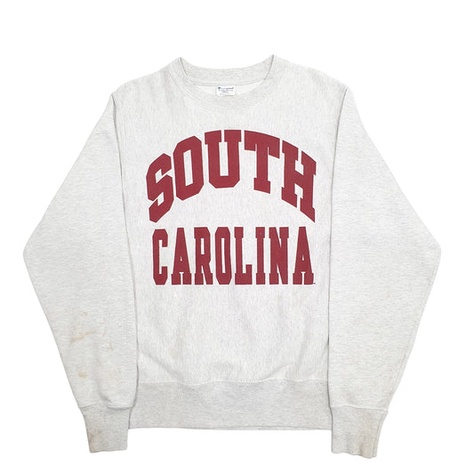 Mens Grey Champion South Carolina USA College Crewneck Jumper