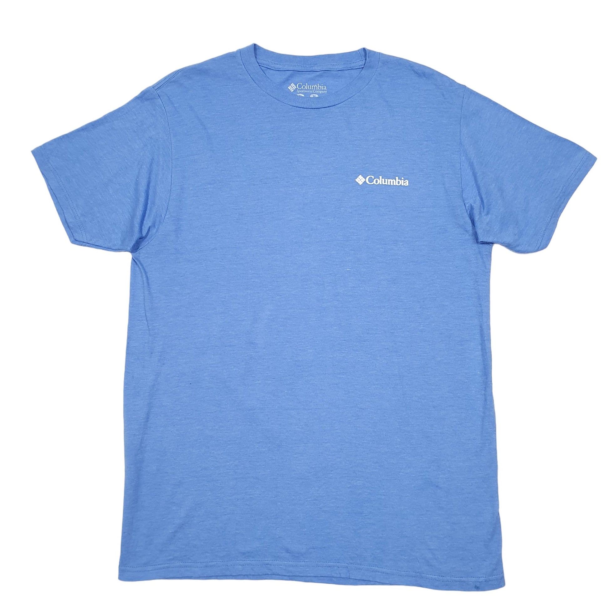 Mens Blue Columbia Sportswear Greater Outdoor Gear Short Sleeve T Shirt