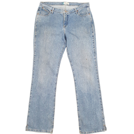 Wrangler Casual Bootcut Fit Cowgirl Jeans UK16 Blue
