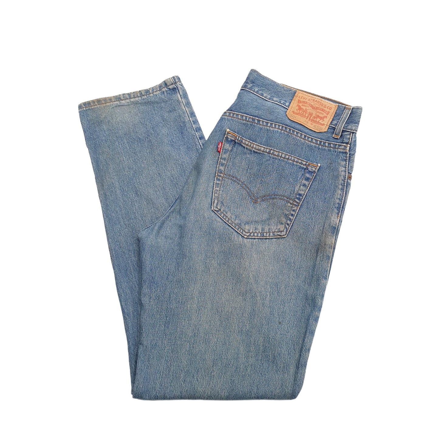 Mens Blue Levis  504 JeansW36 L32