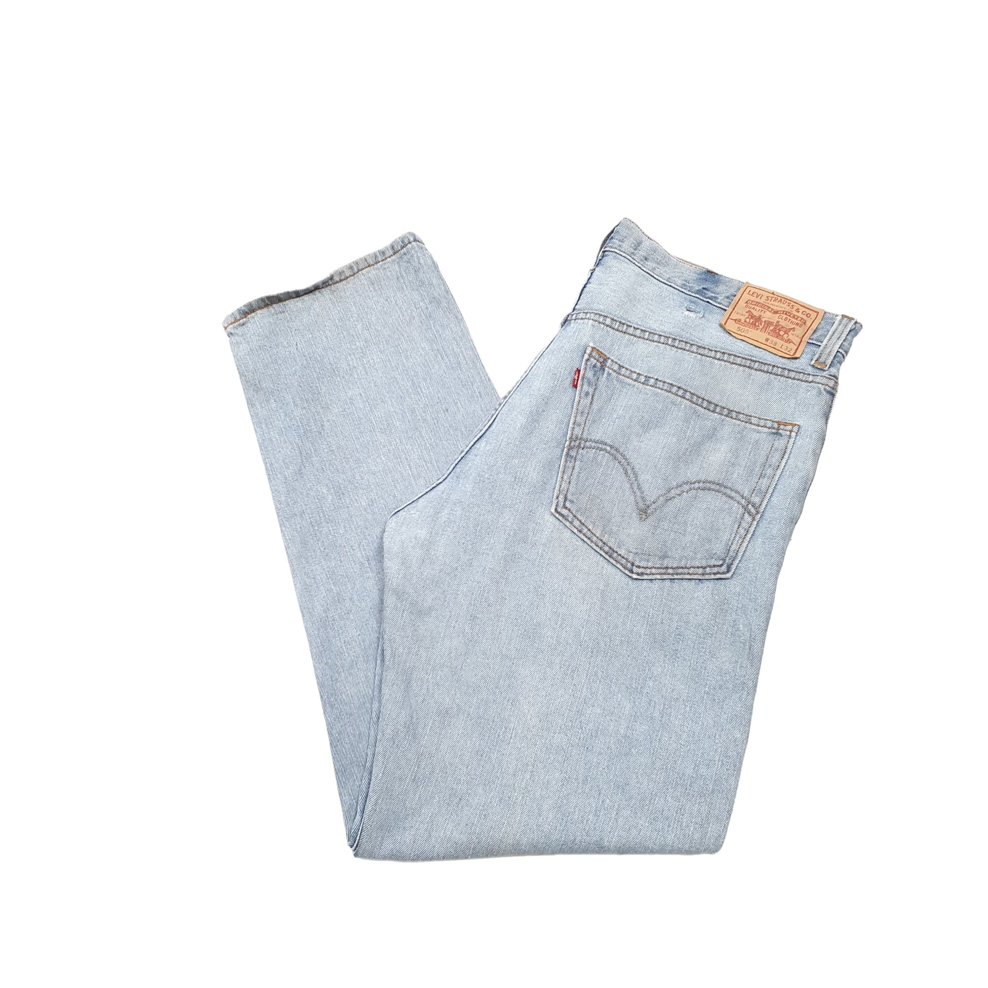 Levis 505 Regular Fit Jeans W38 L33 Blue