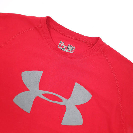 Under Armour Short Sleeve T Shirt Red