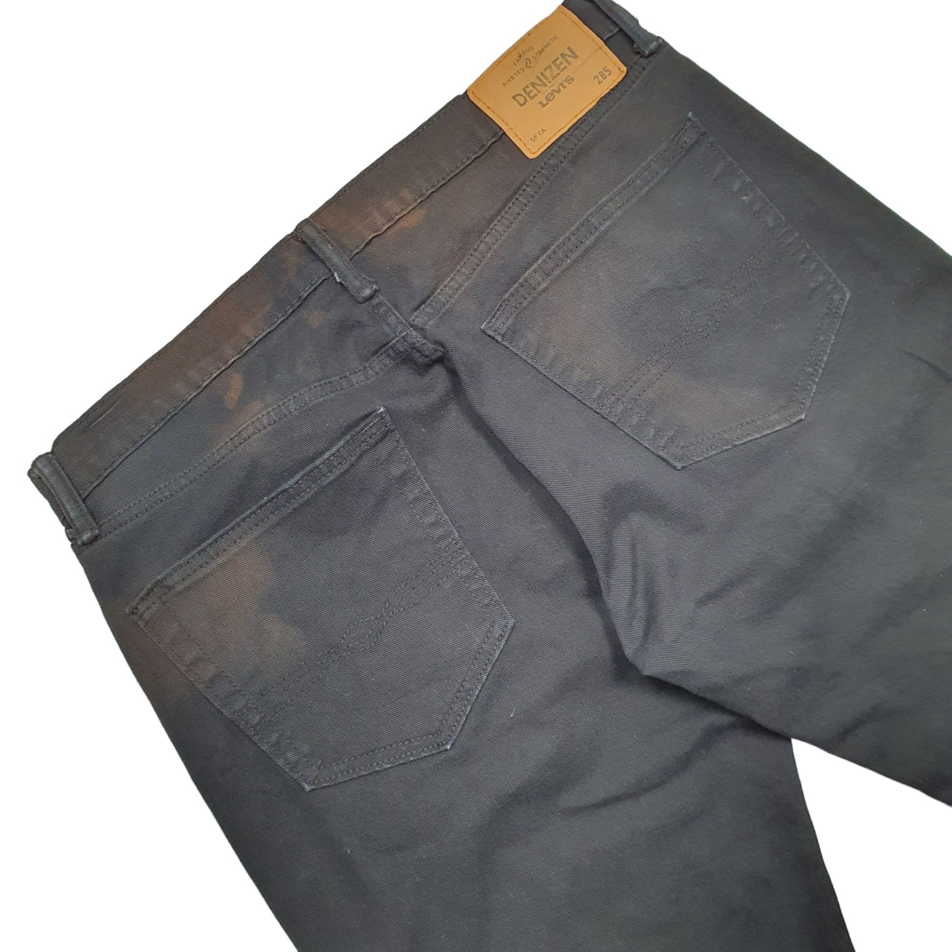 Mens Black Levis  285 JeansW34 L32