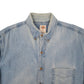 Mens Blue Dickies Denim Workwear Shacket Long Sleeve Shirt