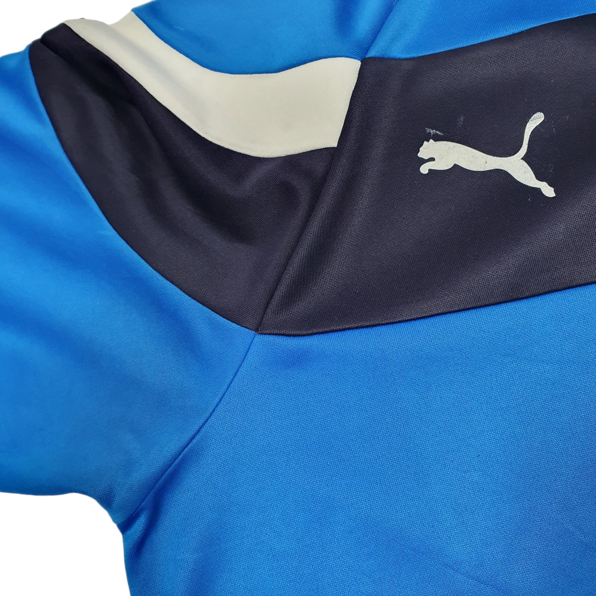 Mens Blue Puma Active Access To Sport Project Quarter Zip Jumper