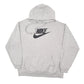 Mens Grey Nike Spellout Hoodie Jumper