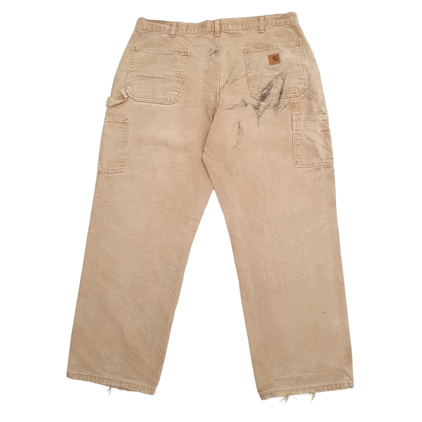 Mens Tan Carhartt  Carpenter Trousers
