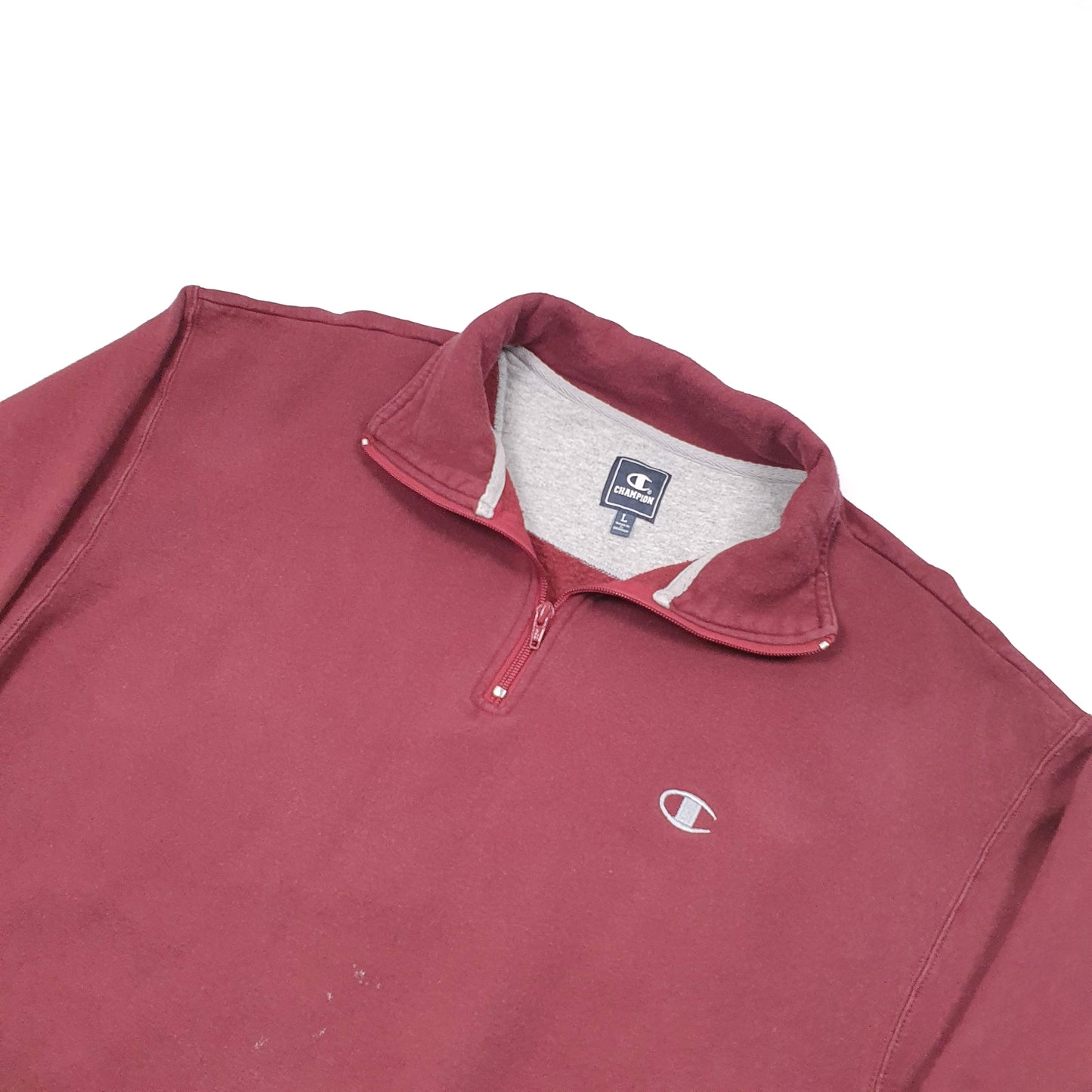 Champion Quarter Zip L Burgundy