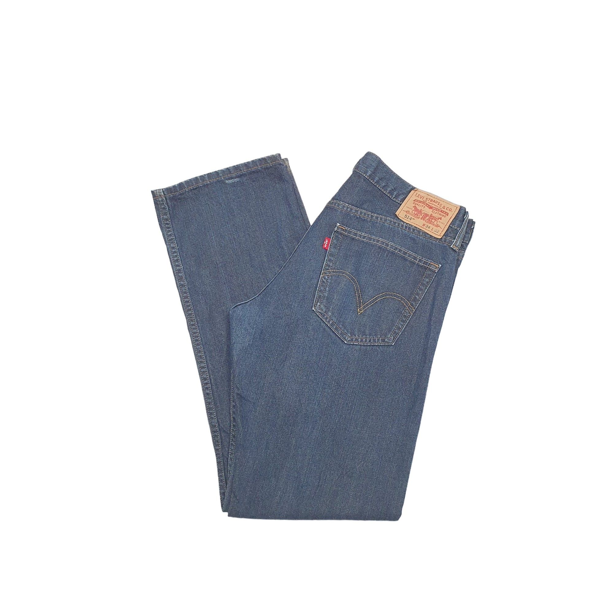 Levis 514 Straight Fit Jeans W33 L30 Blue