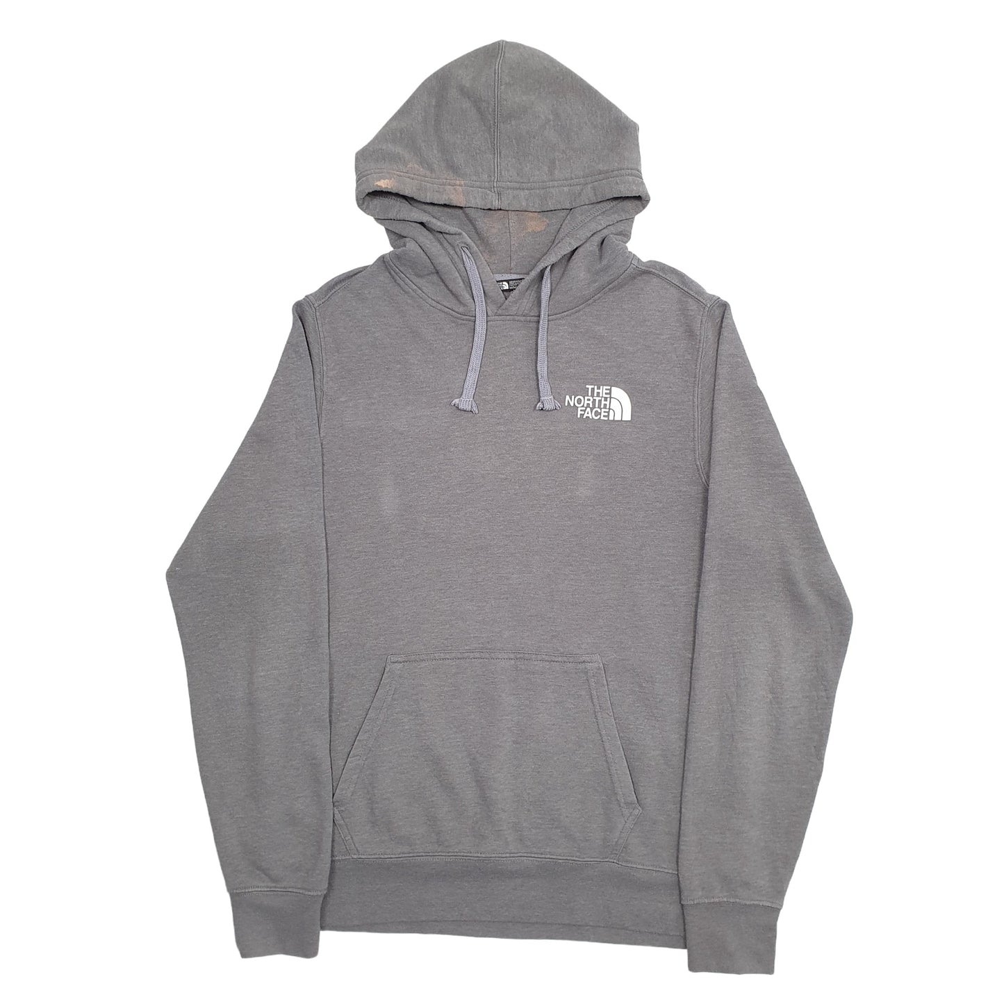 Mens Grey The North Face Spellout Hoodie Jumper