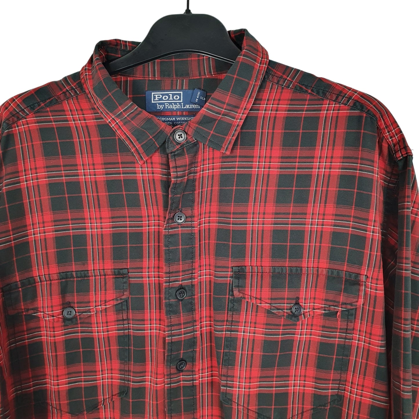 Ralph Lauren Long Sleeve Regular Fit Check Shirt Red