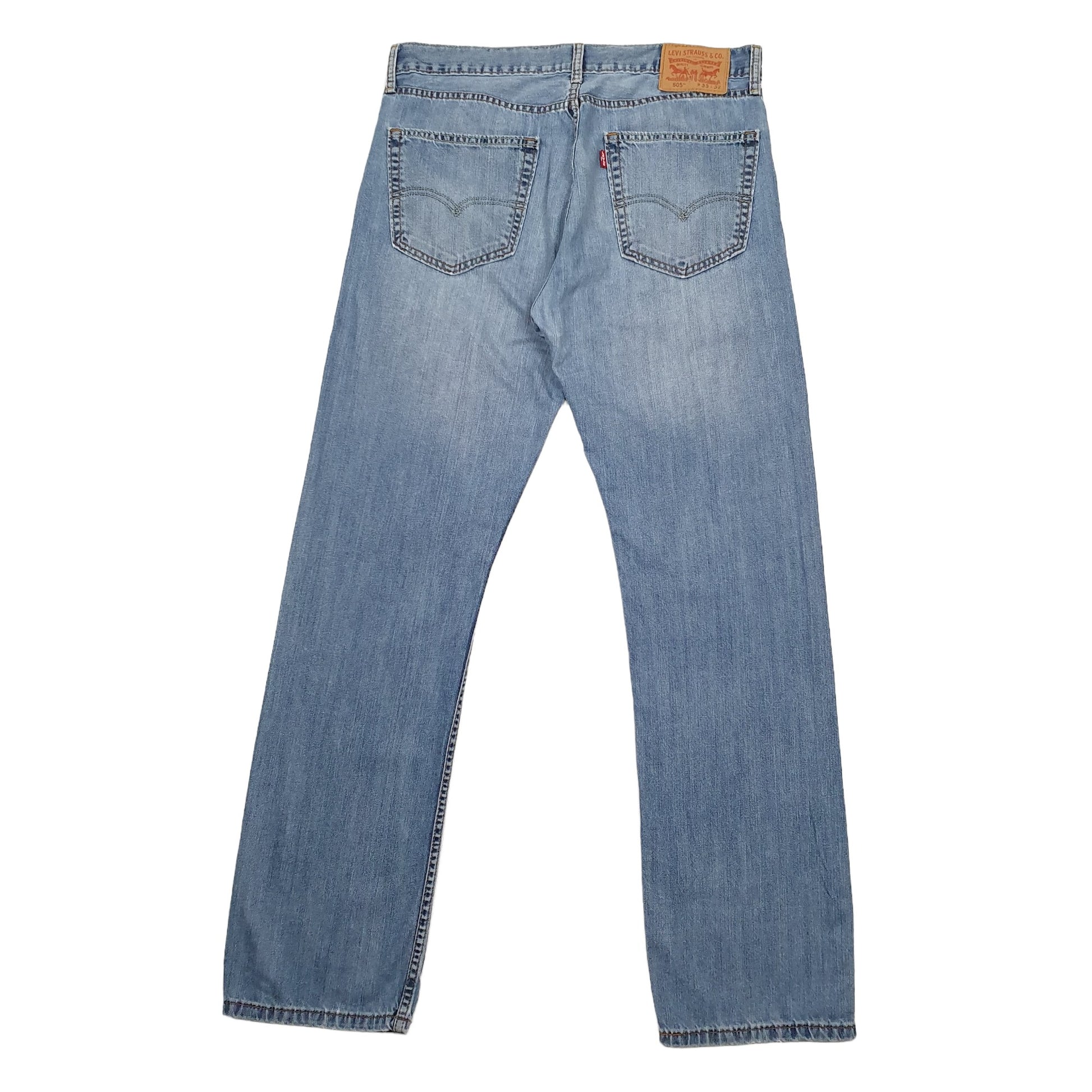 Levis 505 Regular Fit Jeans W33 L32 Blue