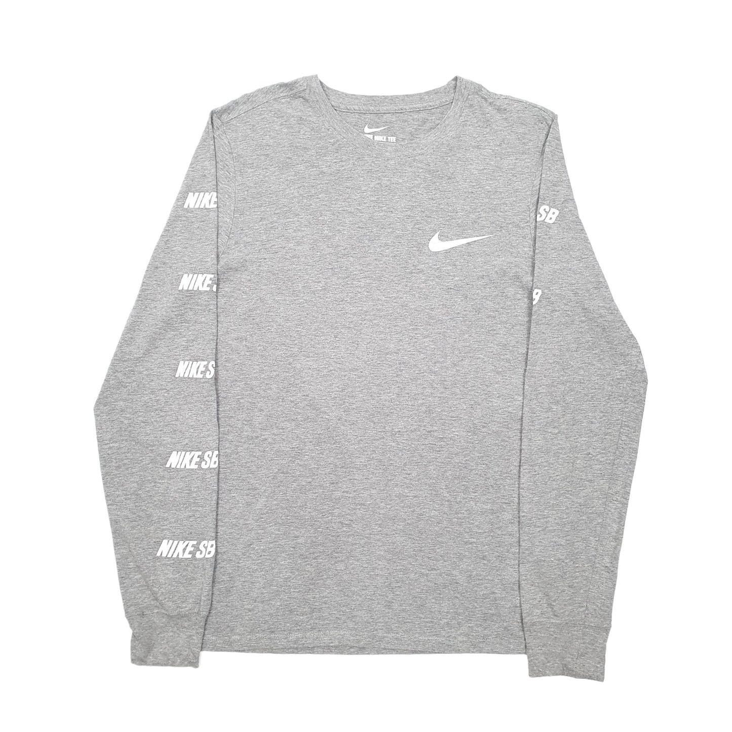 Nike Long Sleeve SB Skateboarding Short Sleeve T Shirt Grey