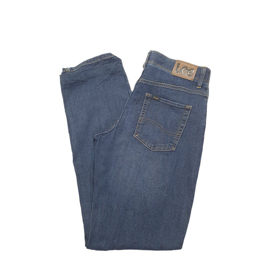 Lee Regular Straight Fit Jeans UK12 Blue