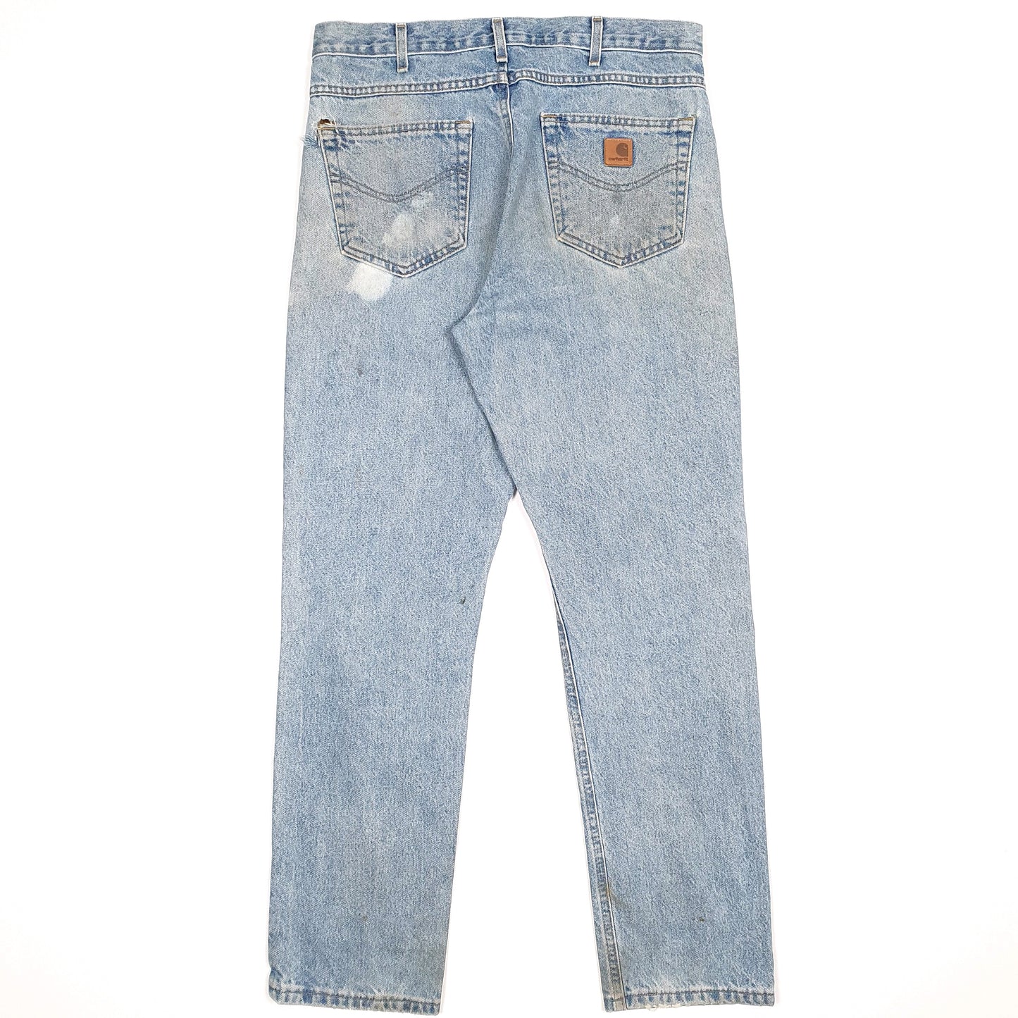 Carhartt Casual Regular Fit Repairs Needed Jeans W34 L31 Blue